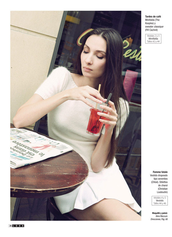 Iryna Matieva dans une photo éditoriale à Paris pour Look Magazine par le photographe professionnel Antonio Barros