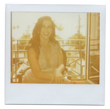 Polaroid picture of Brazilian actress Gisele Fraga by fashion photographer Antonio Barros